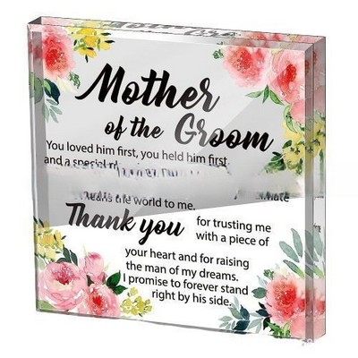 Square Shape Acrylic Plaque