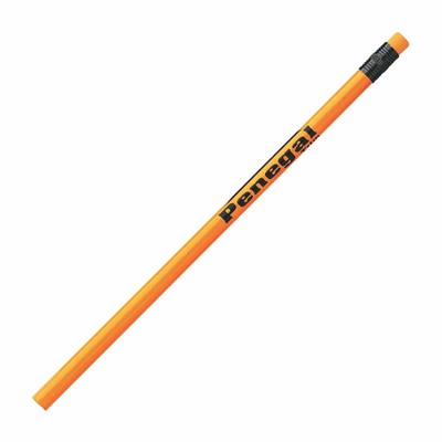 Neon Wood Pencil w/ Matching Eraser (3-5 Days)