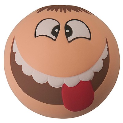 Funny Face w/ Tongue Ball Stress Reliever