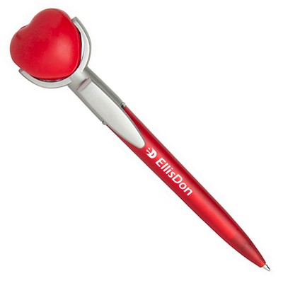 Heart Specialty Pen w/ Squeeze Topper